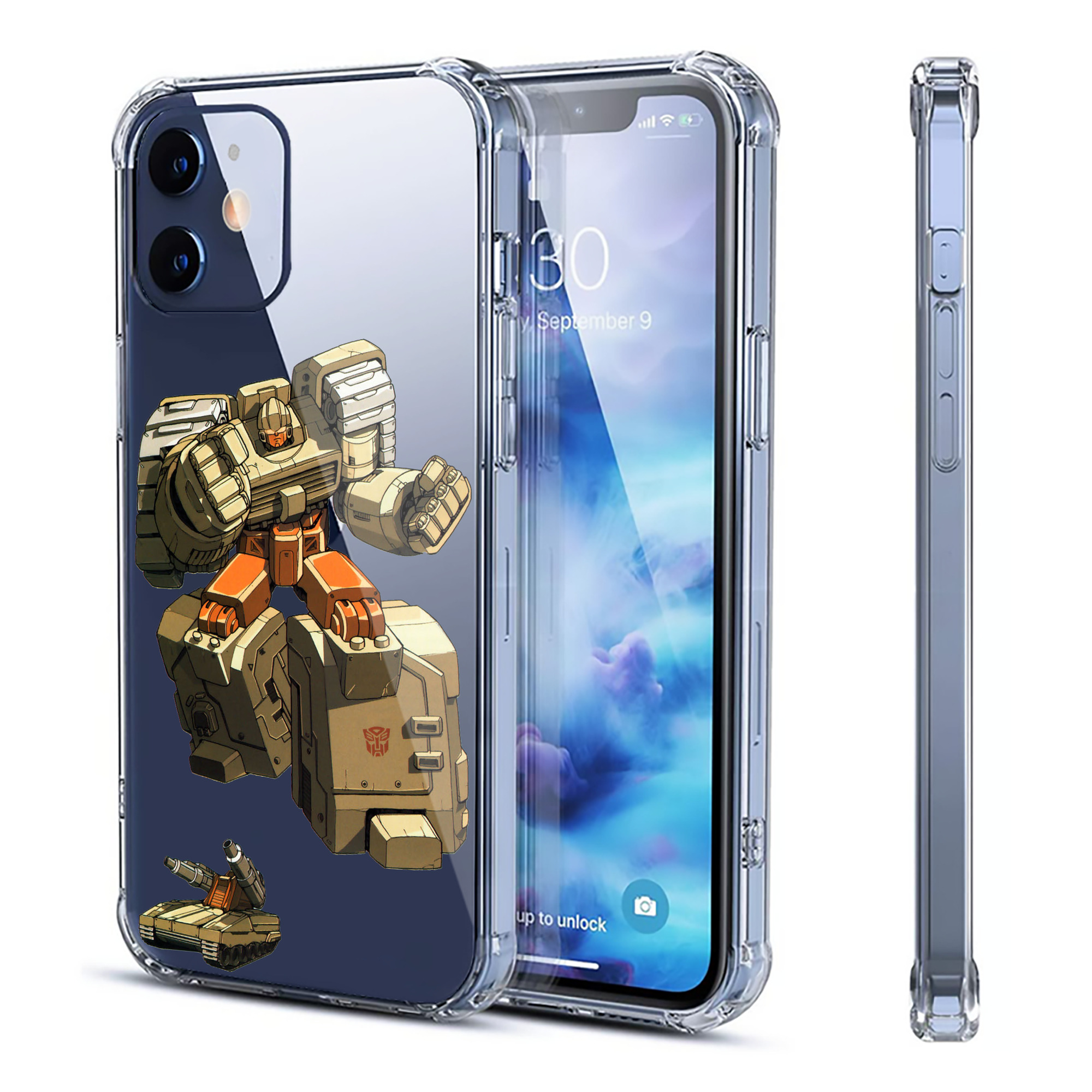（画像用）  【iPhone 12シリーズ対応】透明スマホケース（クリアソフトケース）